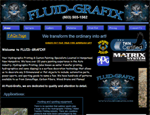 Tablet Screenshot of fluid-grafix.com